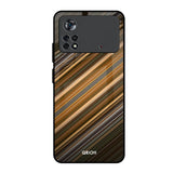 Diagonal Slash Pattern Poco X4 Pro 5G Glass Back Cover Online