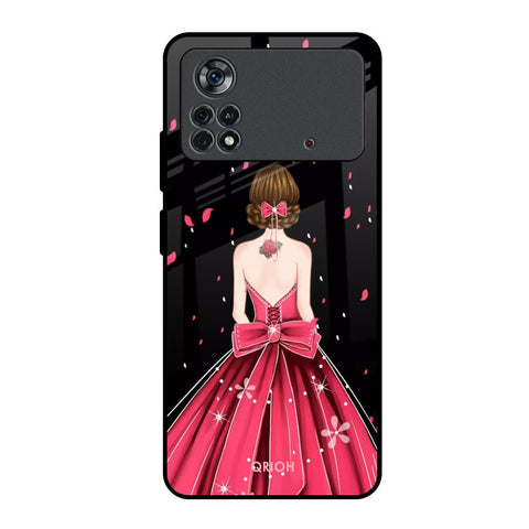 Fashion Princess Poco X4 Pro 5G Glass Back Cover Online