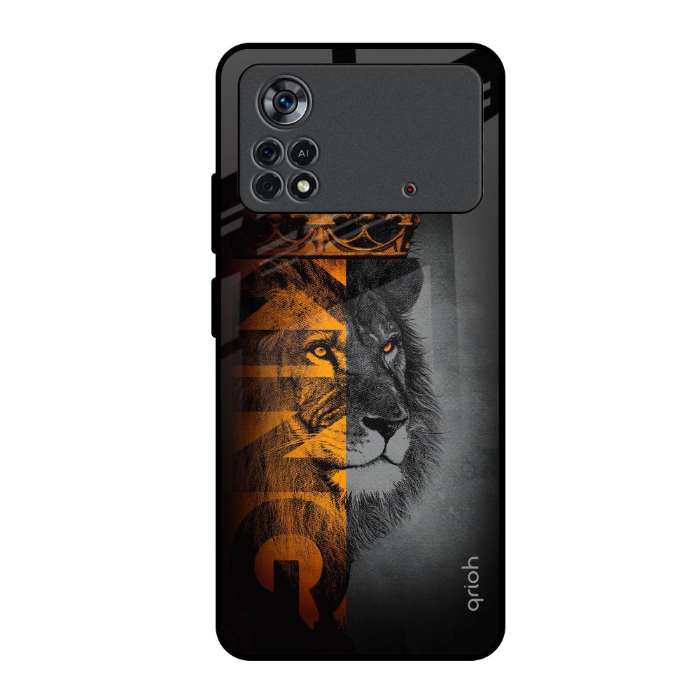 King Of Forest Poco X4 Pro 5G Glass Back Cover Online