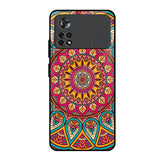 Elegant Mandala Poco X4 Pro 5G Glass Back Cover Online