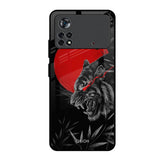 Red Moon Tiger Poco X4 Pro 5G Glass Back Cover Online