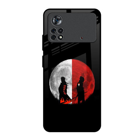 Anime Red Moon Poco X4 Pro 5G Glass Back Cover Online