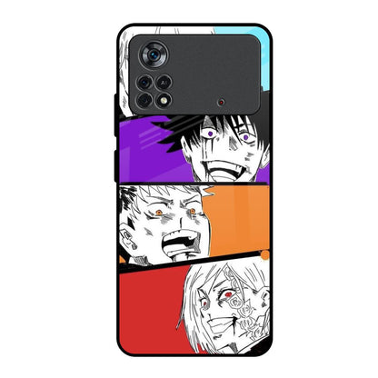Anime Sketch Poco X4 Pro 5G Glass Back Cover Online