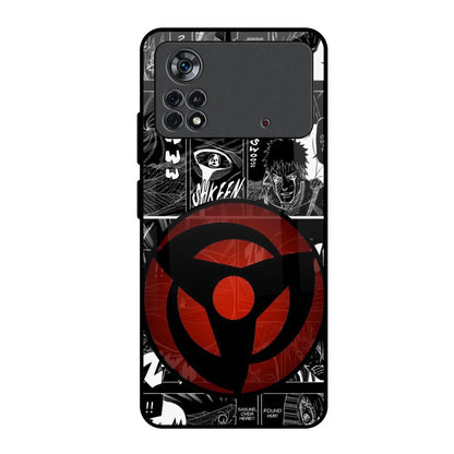 Sharingan Poco X4 Pro 5G Glass Back Cover Online