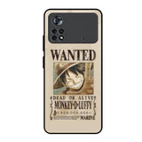 Luffy Wanted Poco X4 Pro 5G Glass Back Cover Online