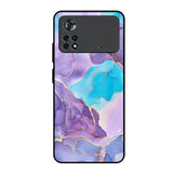 Alcohol ink Marble Poco X4 Pro 5G Glass Back Cover Online