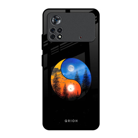 Yin Yang Balance Poco X4 Pro 5G Glass Back Cover Online