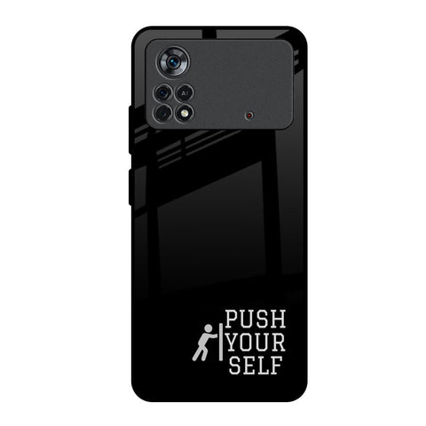 Push Your Self Poco X4 Pro 5G Glass Back Cover Online