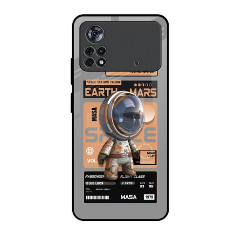 Space Ticket Poco X4 Pro 5G Glass Back Cover Online