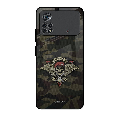 Army Warrior Poco X4 Pro 5G Glass Back Cover Online