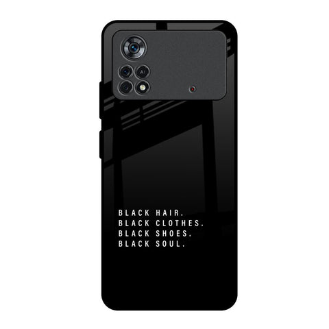 Black Soul Poco X4 Pro 5G Glass Back Cover Online