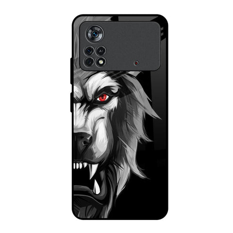 Wild Lion Poco X4 Pro 5G Glass Back Cover Online