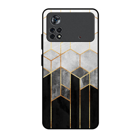 Tricolor Pattern Poco X4 Pro 5G Glass Back Cover Online