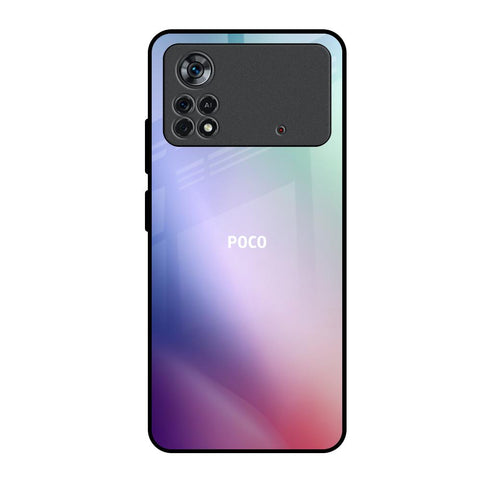 Abstract Holographic Poco X4 Pro 5G Glass Back Cover Online