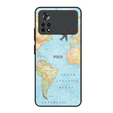 Fly Around The World Poco X4 Pro 5G Glass Back Cover Online