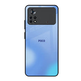 Vibrant Blue Texture Poco X4 Pro 5G Glass Back Cover Online