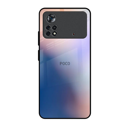 Blue Mauve Gradient Poco X4 Pro 5G Glass Back Cover Online