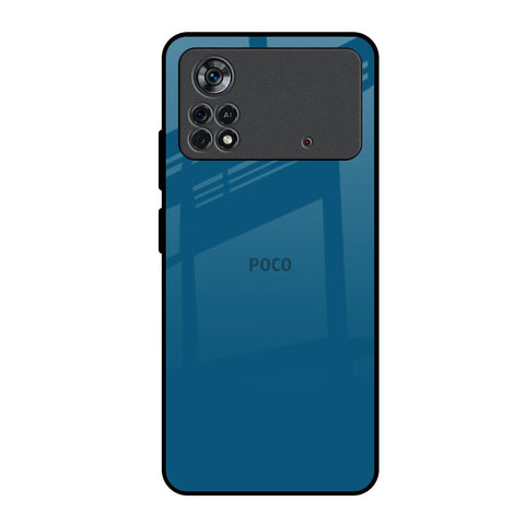 Cobalt Blue Poco X4 Pro 5G Glass Back Cover Online