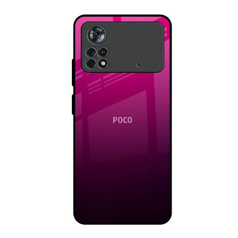 Purple Ombre Pattern Poco X4 Pro 5G Glass Back Cover Online