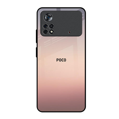 Golden Mauve Poco X4 Pro 5G Glass Back Cover Online