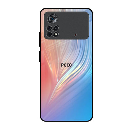 Mystic Aurora Poco X4 Pro 5G Glass Back Cover Online