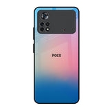 Blue & Pink Ombre Poco X4 Pro 5G Glass Back Cover Online