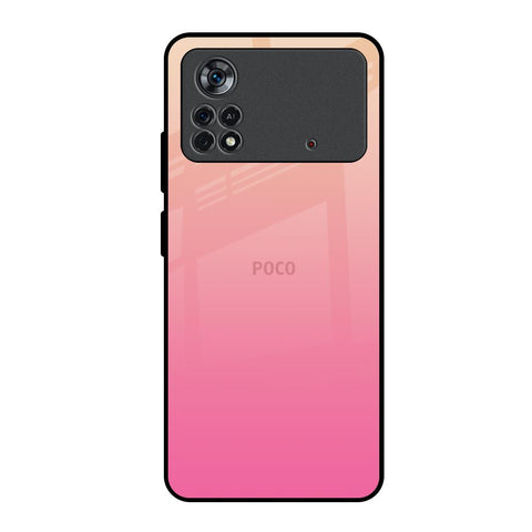 Pastel Pink Gradient Poco X4 Pro 5G Glass Back Cover Online