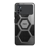 Hexagon Style Poco X4 Pro 5G Glass Back Cover Online