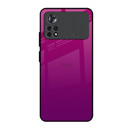 Magenta Gradient Poco X4 Pro 5G Glass Back Cover Online