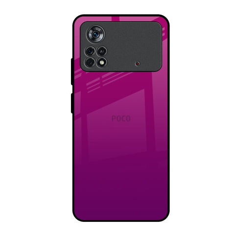 Magenta Gradient Poco X4 Pro 5G Glass Back Cover Online