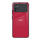 Solo Maroon Poco X4 Pro 5G Glass Back Cover Online