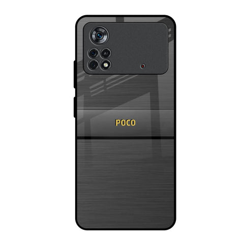 Grey Metallic Glass Poco X4 Pro 5G Glass Back Cover Online