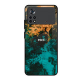 Watercolor Wave Poco X4 Pro 5G Glass Back Cover Online