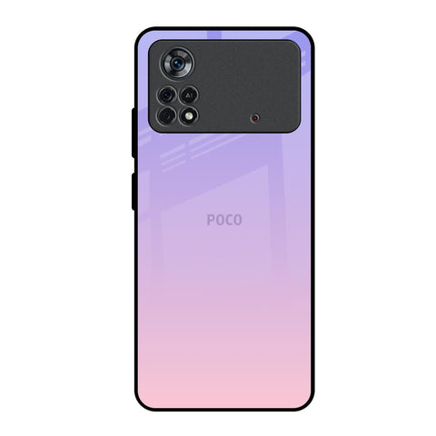 Lavender Gradient Poco X4 Pro 5G Glass Back Cover Online