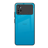 Blue Aqua Poco X4 Pro 5G Glass Back Cover Online