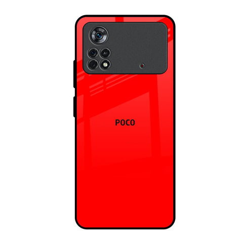 Blood Red Poco X4 Pro 5G Glass Back Cover Online