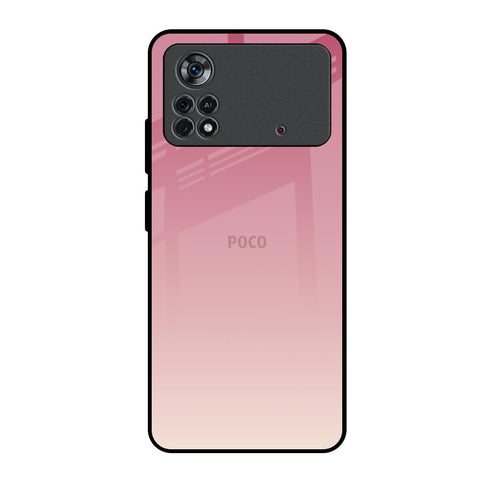 Blooming Pink Poco X4 Pro 5G Glass Back Cover Online