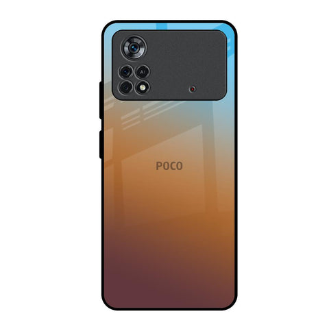 Rich Brown Poco X4 Pro 5G Glass Back Cover Online