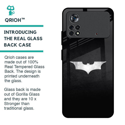 Super Hero Logo Glass Case for Poco X4 Pro 5G