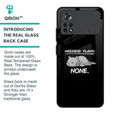 Weekend Plans Glass Case for Poco X4 Pro 5G