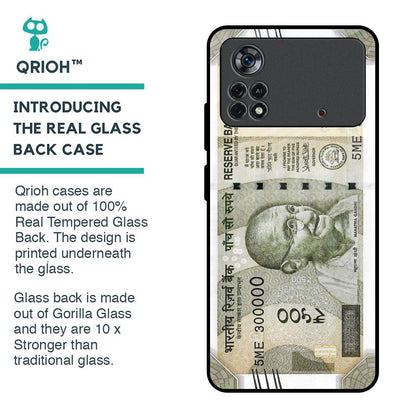 Cash Mantra Glass Case for Poco X4 Pro 5G
