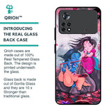 Radha Krishna Art Glass Case for Poco X4 Pro 5G