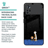 Night Sky Star Glass Case for Poco X4 Pro 5G