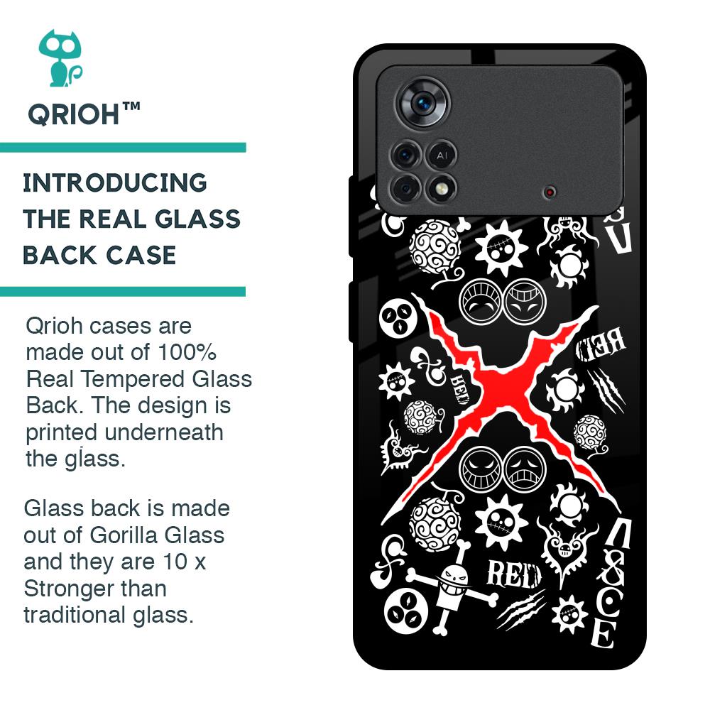 Red Zone Glass Case for Poco X4 Pro 5G