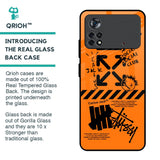 Anti Social Club Glass Case for Poco X4 Pro 5G