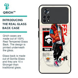 Bape Luffy Glass Case for Poco X4 Pro 5G