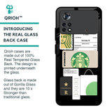 Coffee Latte Glass Case for Poco X4 Pro 5G