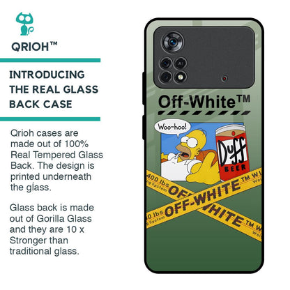 Duff Beer Glass Case for Poco X4 Pro 5G