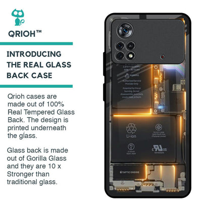 Glow Up Skeleton Glass Case for Poco X4 Pro 5G