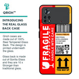 Handle With Care Glass Case for Poco X4 Pro 5G